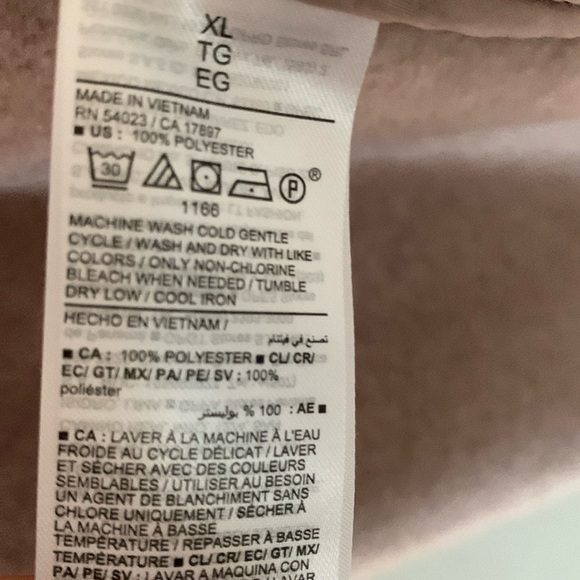 XL Old Navy Pink Soft Long Wool Over Mauve Overcoat Jacket‎ pea coat mid length - Picture 7 of 12